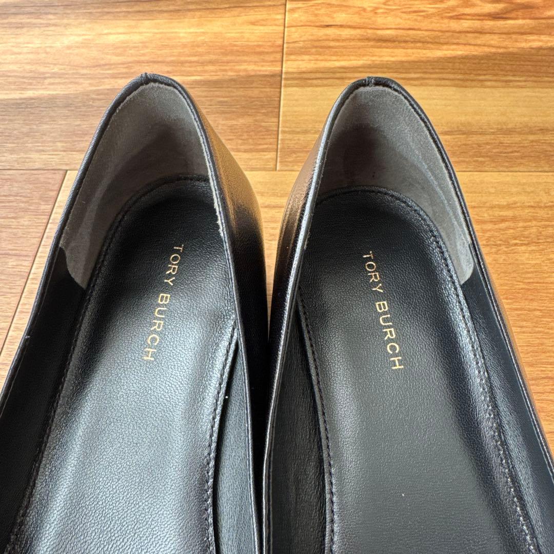 週末まで 新品同様 TORY BURCH トリーバーチ フラットシューズ23.5