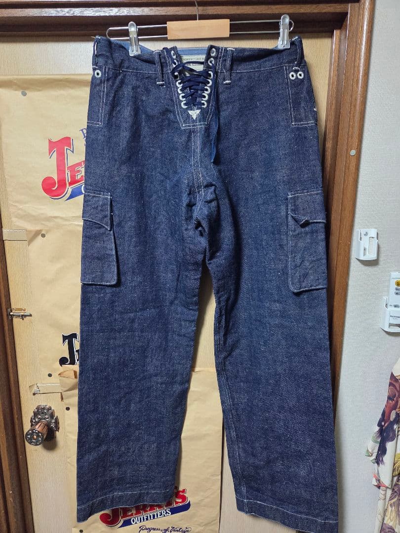 SUGAR CANE シュガーケーン ミスターフリーダム デニムカーゴパンツ