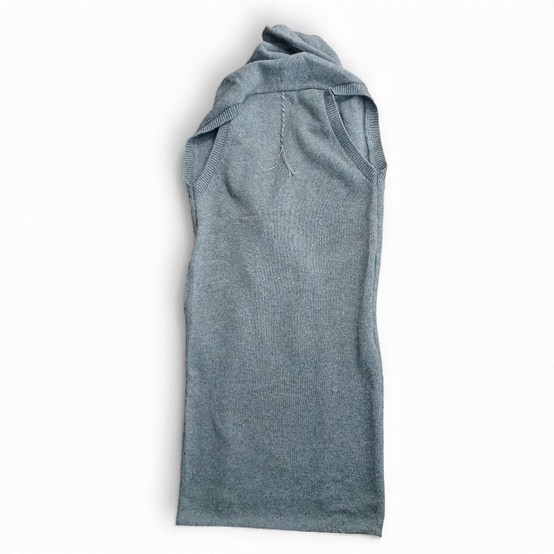 intoca　タグ有　未使用 ウール　ロングニットジレ