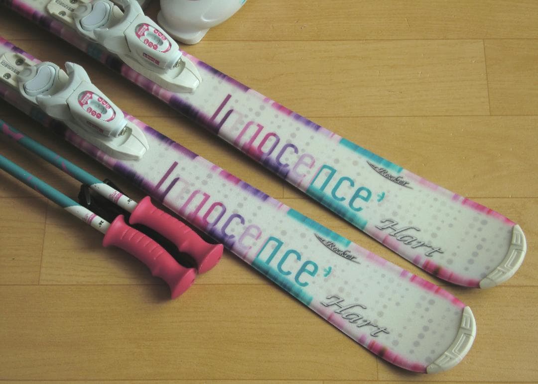 ■■11月限定■送料無料■Hart■子供用スキー4点セット■板120/靴22■■