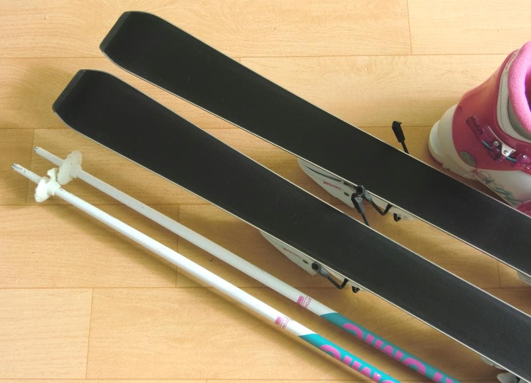 ■■11月限定■送料無料■Hart■子供用スキー4点セット■板120/靴22■■