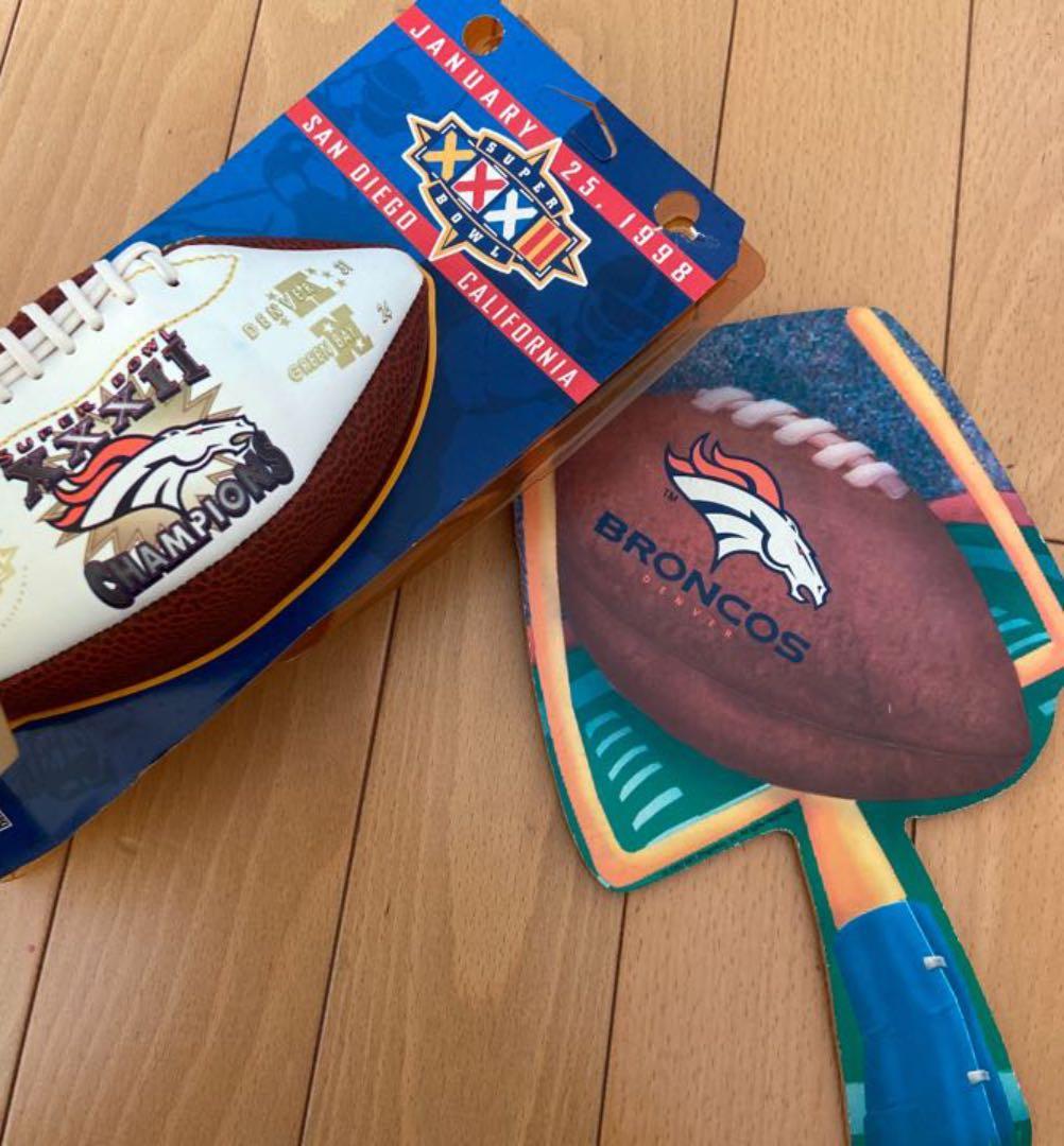 プレミア❗️ブロンコス　限定アメリカンフットボール　応援グッズ