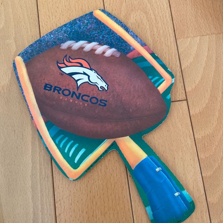 プレミア❗️ブロンコス　限定アメリカンフットボール　応援グッズ