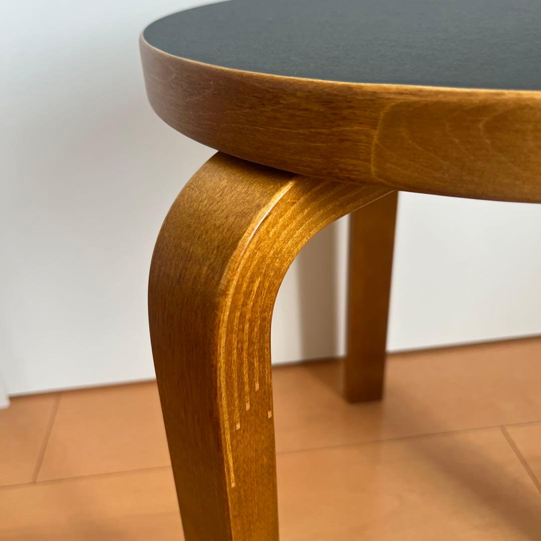 artek スツール60 ハニー　ブラック　別注廃盤品