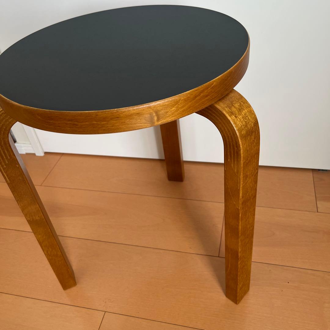 artek スツール60 ハニー　ブラック　別注廃盤品