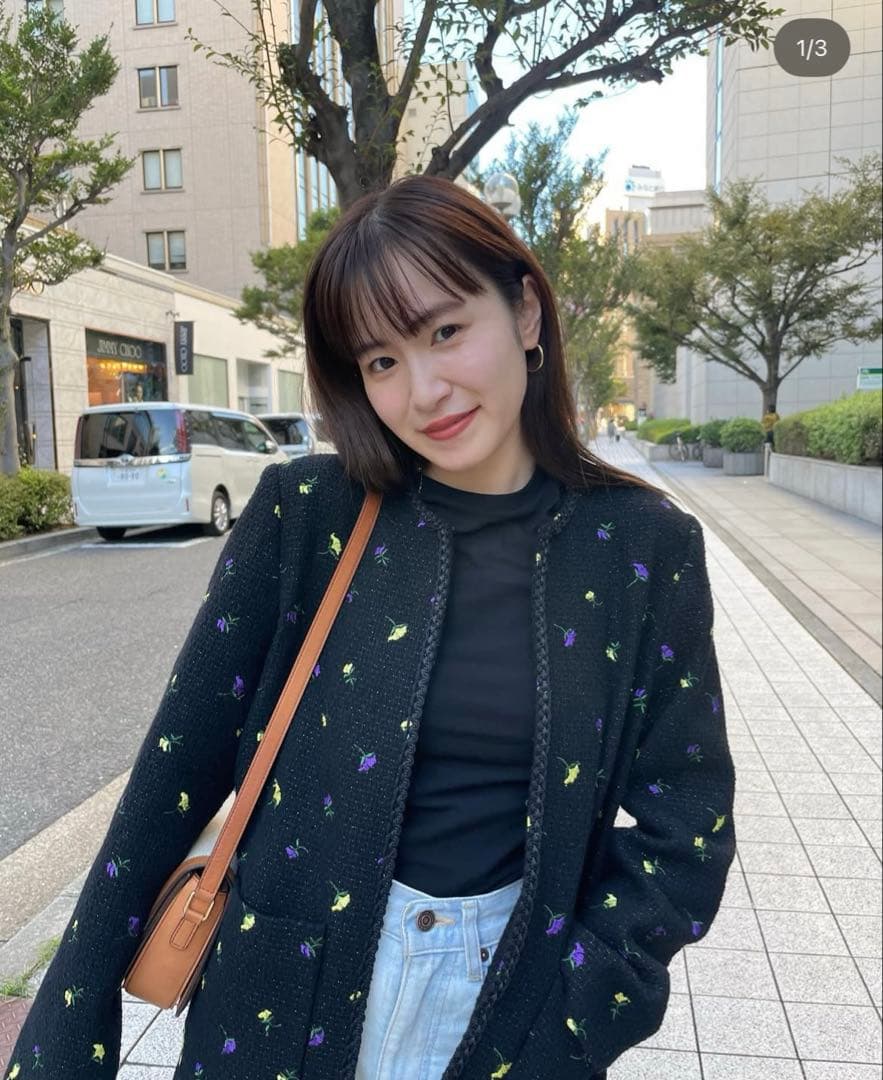 joieve kirakira tweed ジャケット36