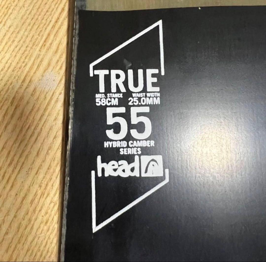 HEAD　ヘッド　TRUE メンズスノーボード3点セット　ブーツ無し