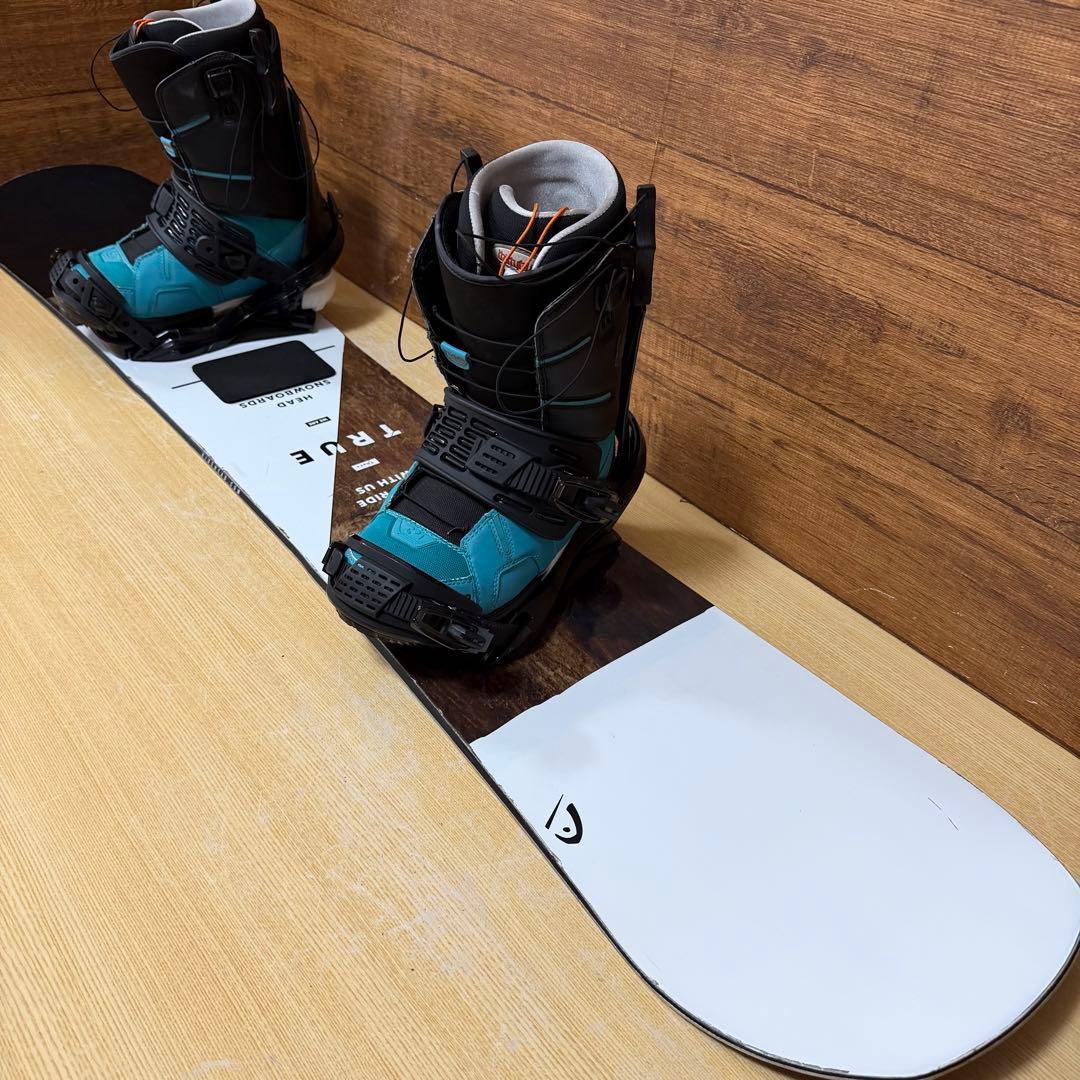 HEAD　ヘッド　TRUE メンズスノーボード3点セット　ブーツ無し