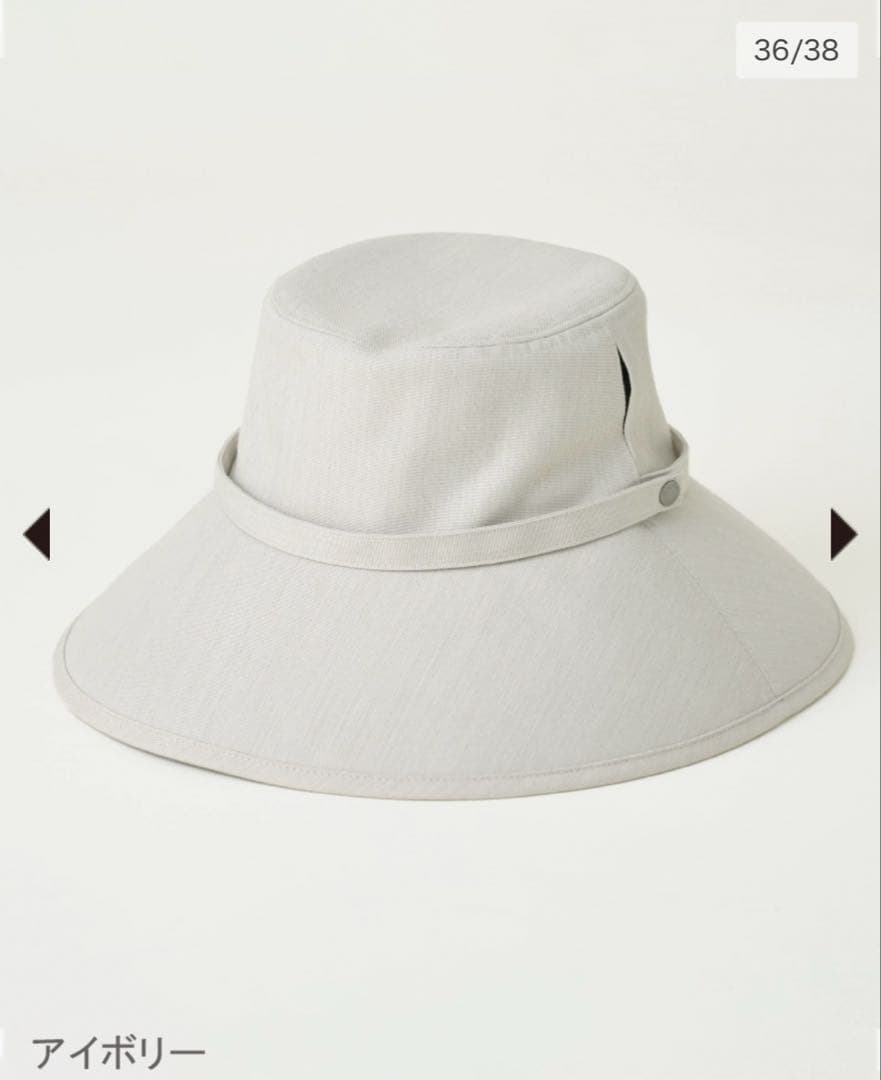 サンバリア100 ウィンドハット アイボリー Ｍ　帽子
