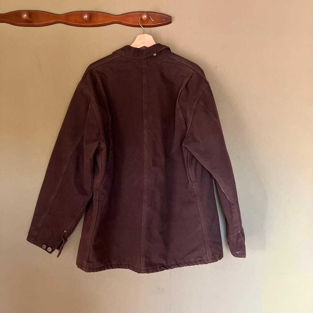 美品　Carhartt カバーオール ダークブラウン Lサイズ
