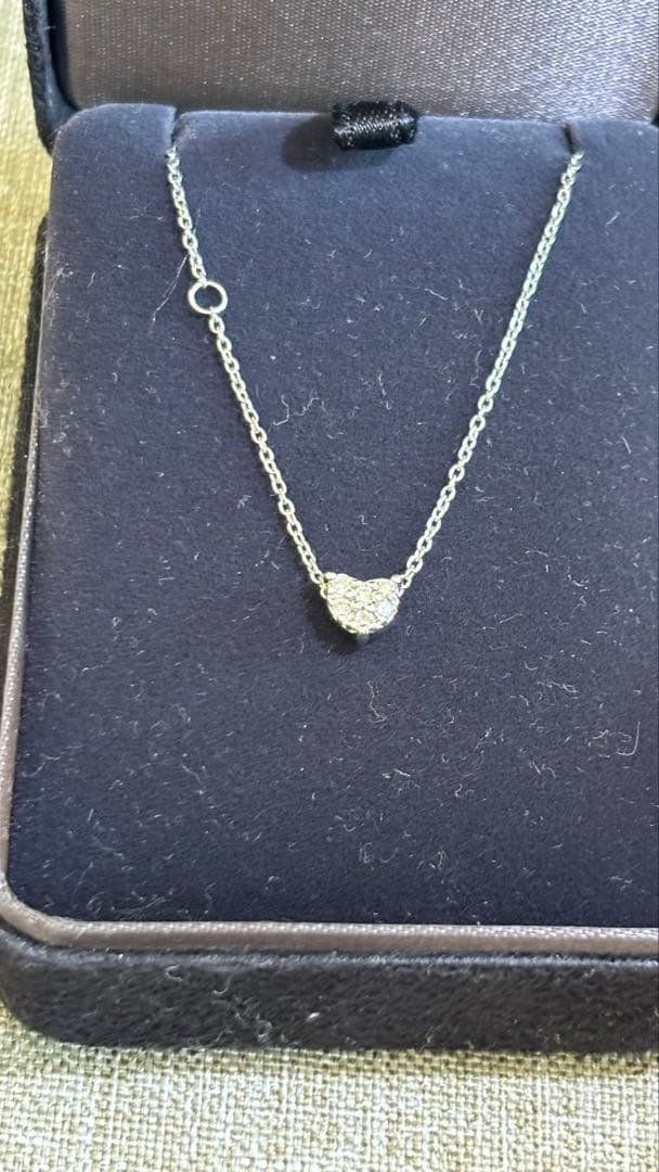 ヴァンドーム　青山　ホワイトゴールド　ダイヤ　ネックレス　18K