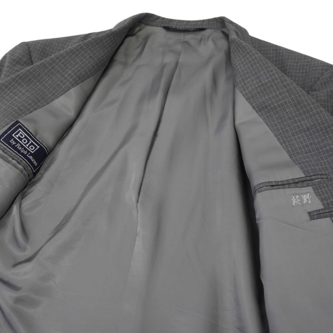 Polo Ralph Lauren グレー チェック柄 テーラードジャケット