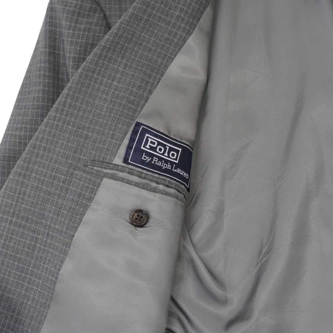 Polo Ralph Lauren グレー チェック柄 テーラードジャケット