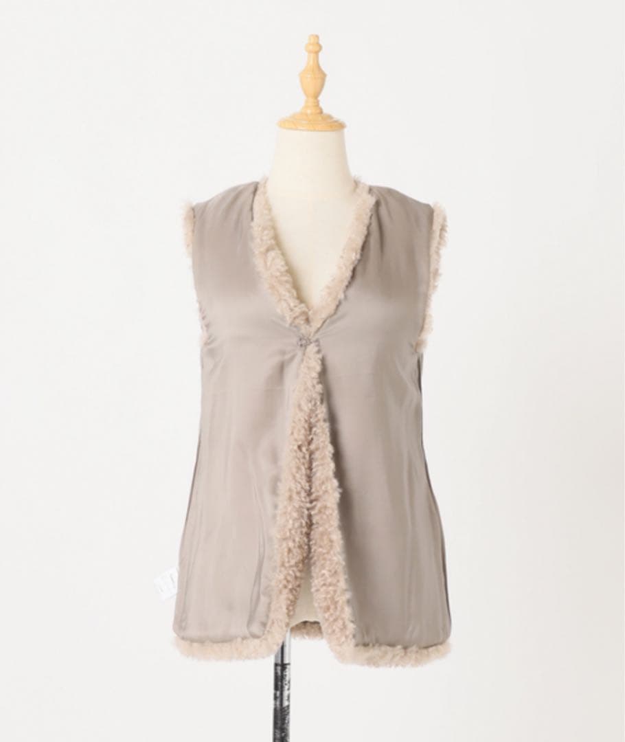 美品【plage】FURLYベスト フリーサイズ