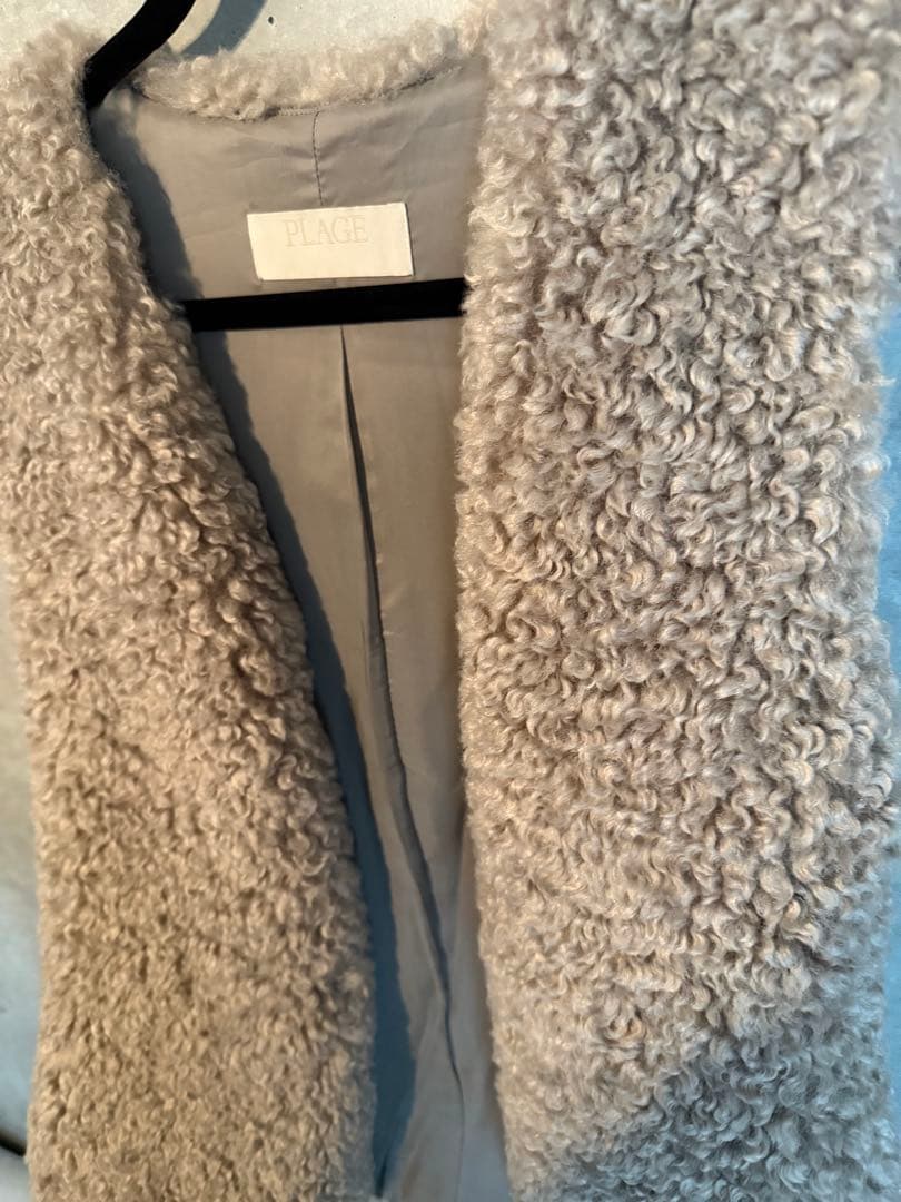 美品【plage】FURLYベスト フリーサイズ