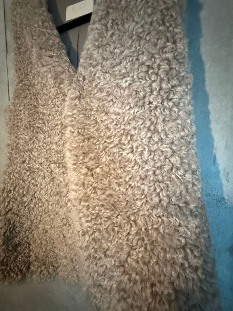 美品【plage】FURLYベスト フリーサイズ