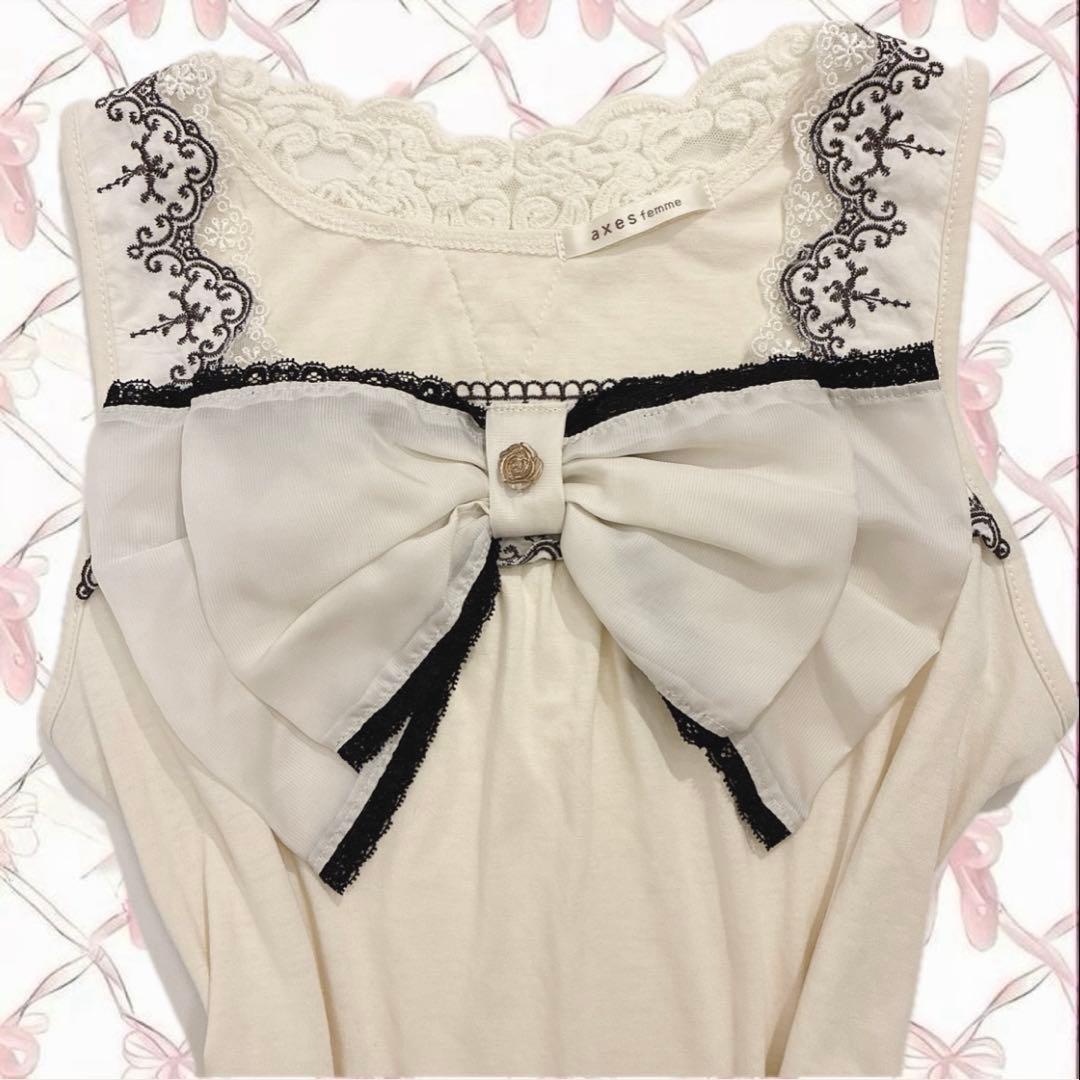 axes femme セット売り 姫カジ ビッグリボン グランジ 森ガール 平成