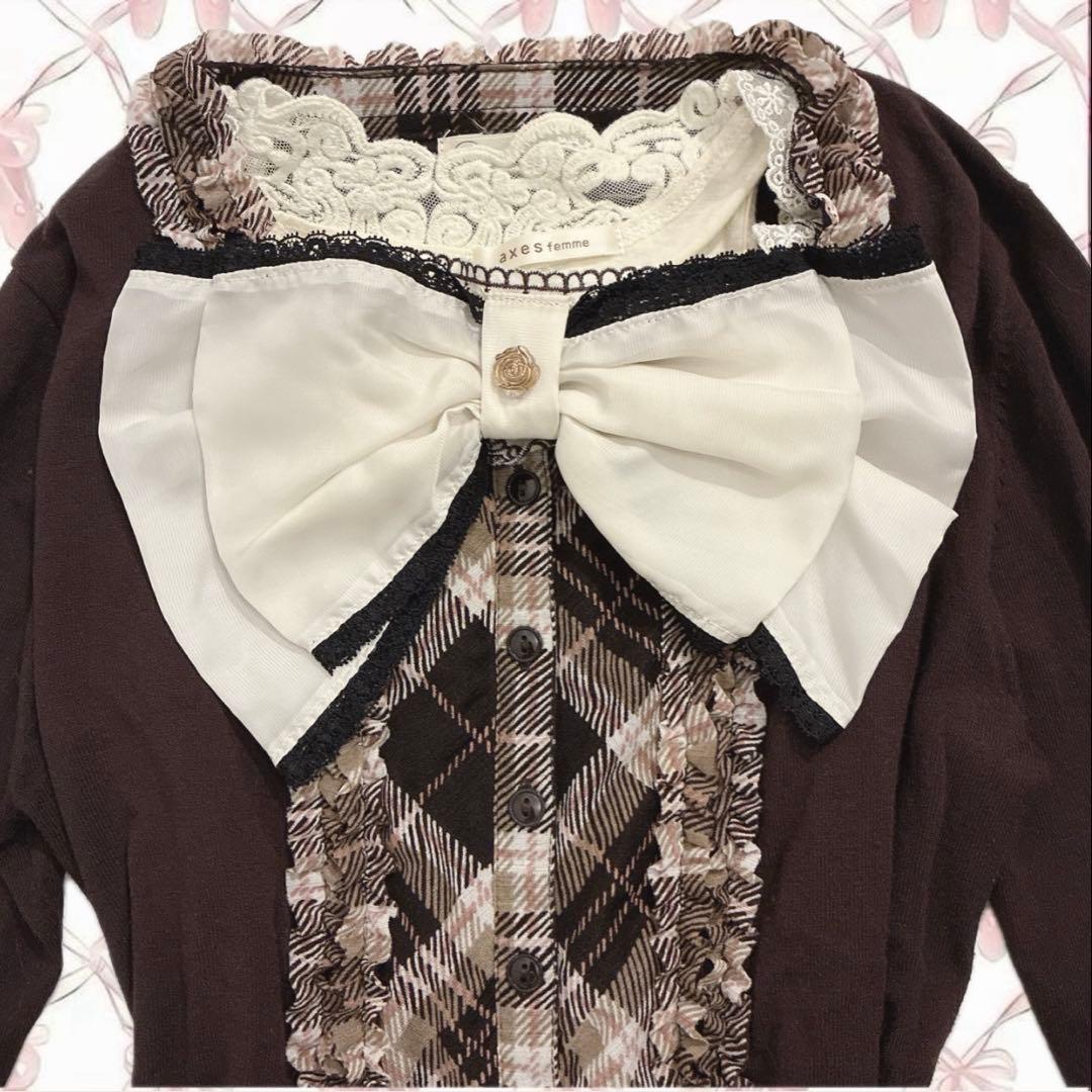 axes femme セット売り 姫カジ ビッグリボン グランジ 森ガール 平成