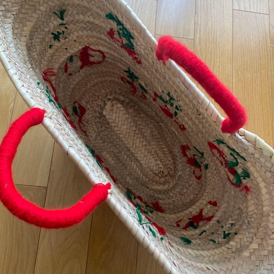 最終お値下げ！ファティマモロッコ　チェリーかごバッグ