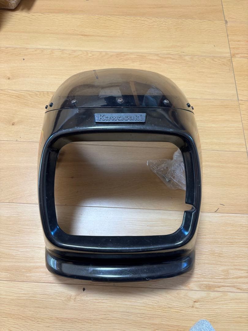 johnrev9　Kawasaki カウル 黒/赤/白 ストライプデザイン