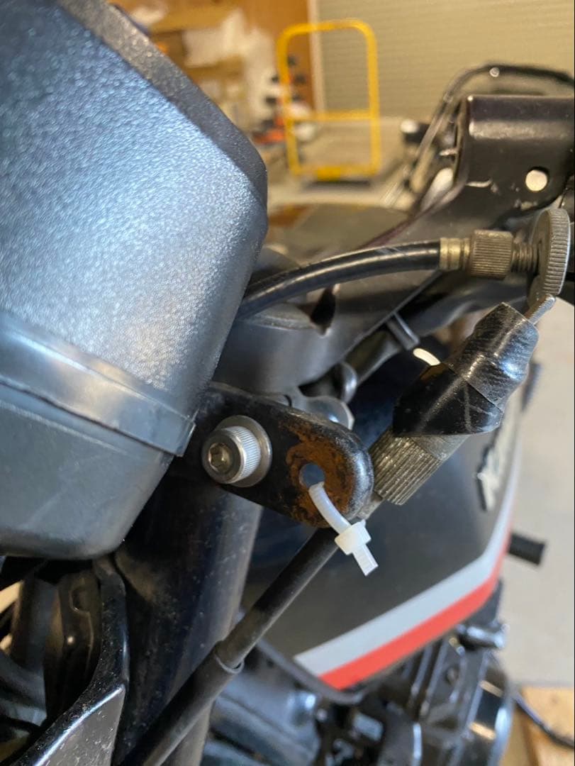 johnrev9　Kawasaki カウル 黒/赤/白 ストライプデザイン