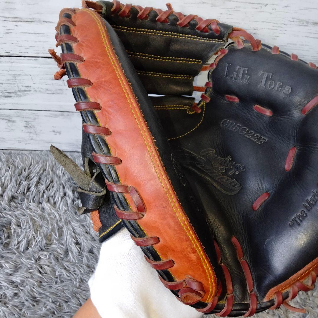 【即戦力】ローリングス 一般軟式 キャッチャーミット ゲーマー ブラック×レッド