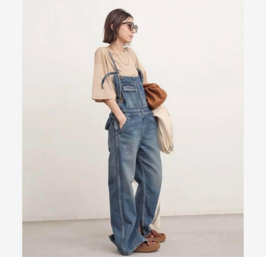 L'Appartement Denim over all 36 デニム　オール