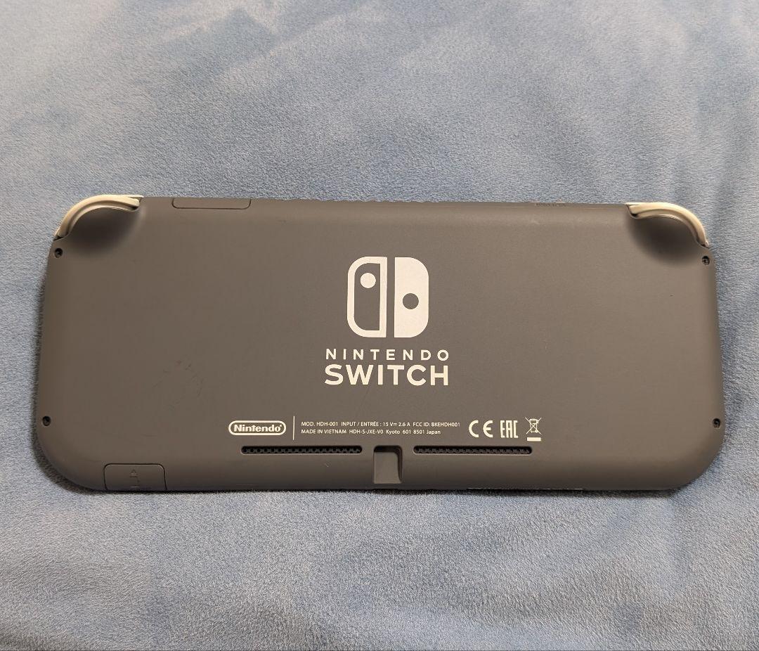 【美品】Nintendo Switch Lite グレー 専用ケース付き