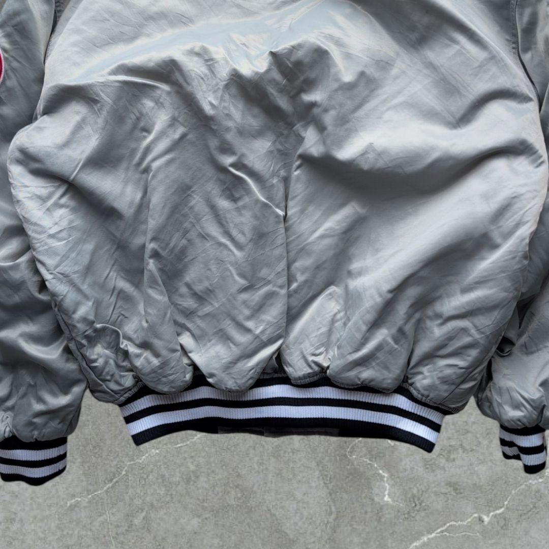 イ*ー様 90s スターター ニューヨークヤンキース ナイロンスタジャン L シ