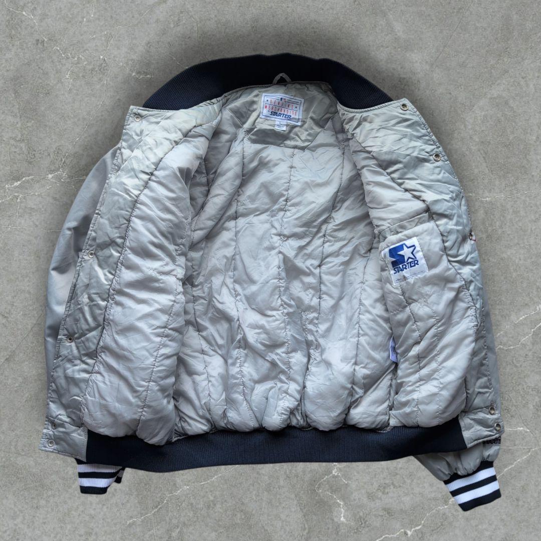 イ*ー様 90s スターター ニューヨークヤンキース ナイロンスタジャン L シ