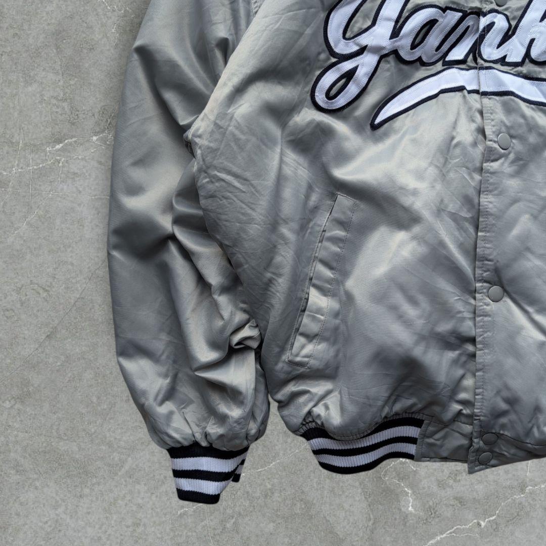 イ*ー様 90s スターター ニューヨークヤンキース ナイロンスタジャン L シ