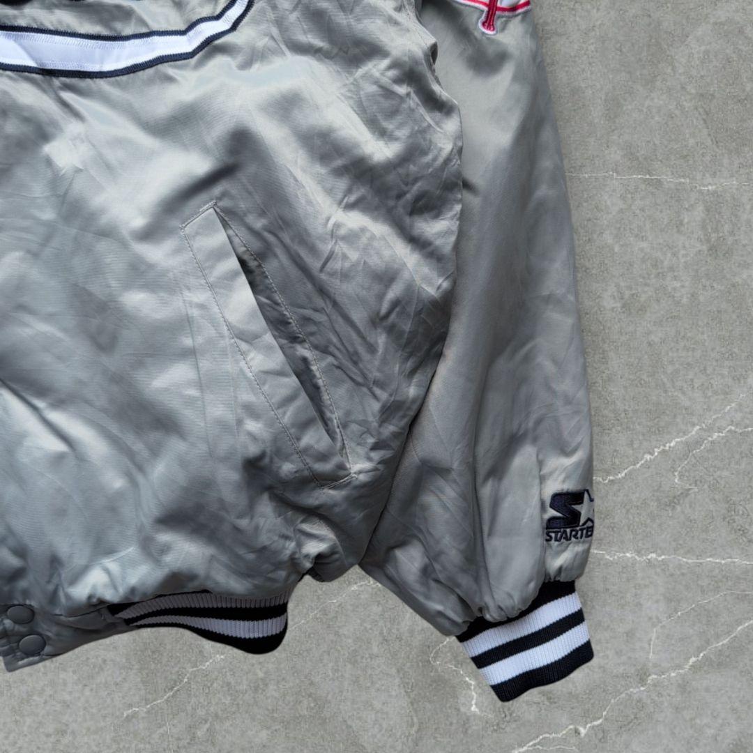 イ*ー様 90s スターター ニューヨークヤンキース ナイロンスタジャン L シ