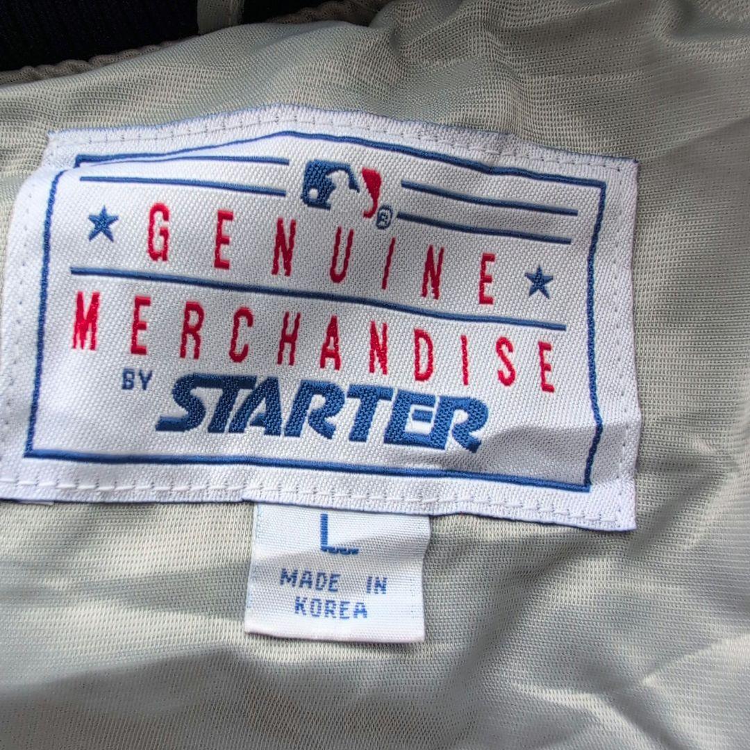 イ*ー様 90s スターター ニューヨークヤンキース ナイロンスタジャン L シ