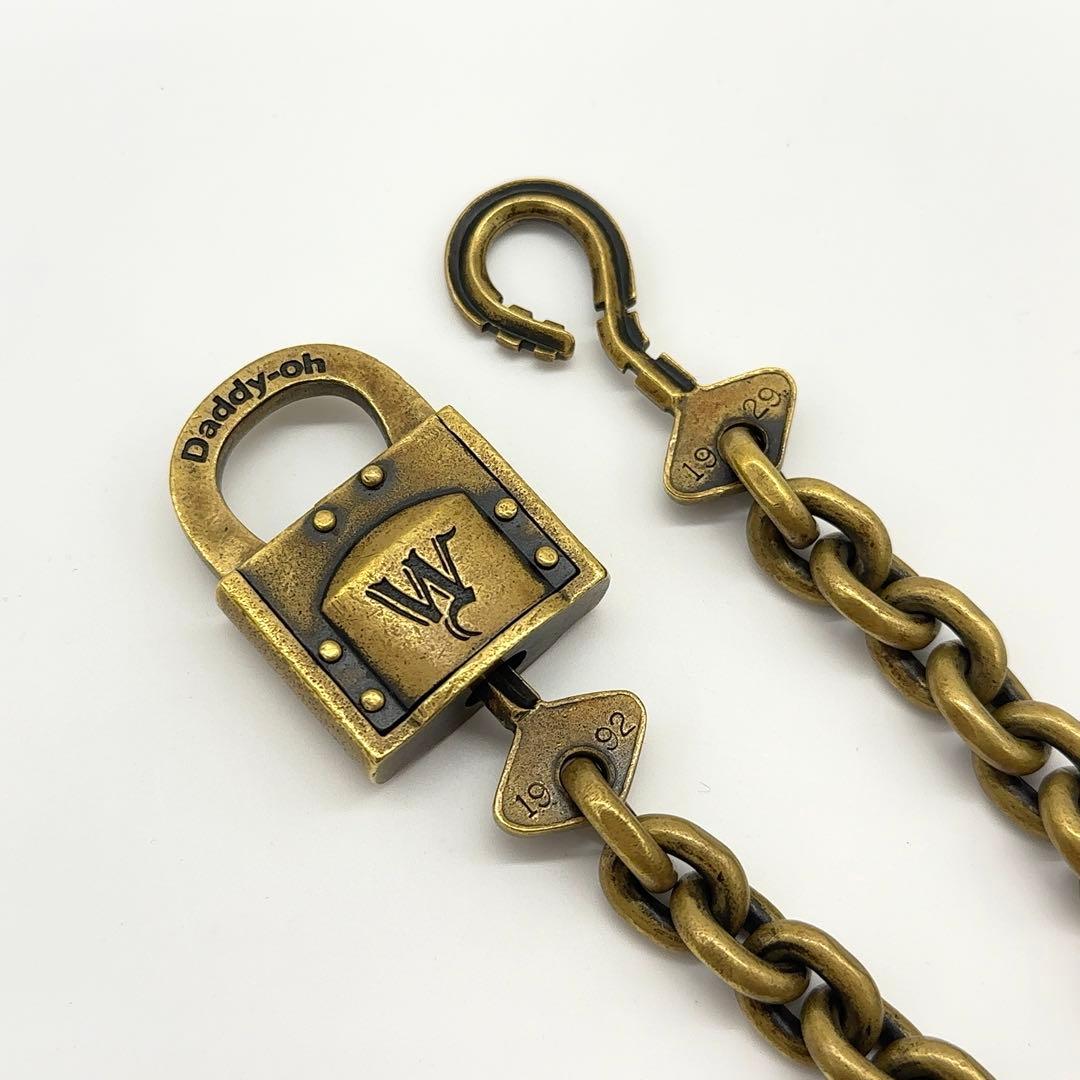 美品 WEIRDO ウィアード パドロック ウォレットチェーン メンズ 正規品