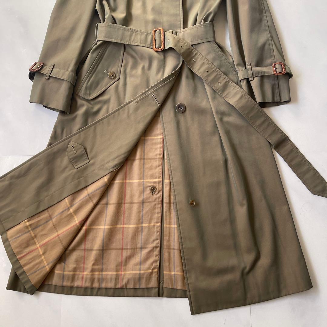 バーバリー トレンチコート 着丈110cm ロング丈 玉虫カラー ヴィンテージ