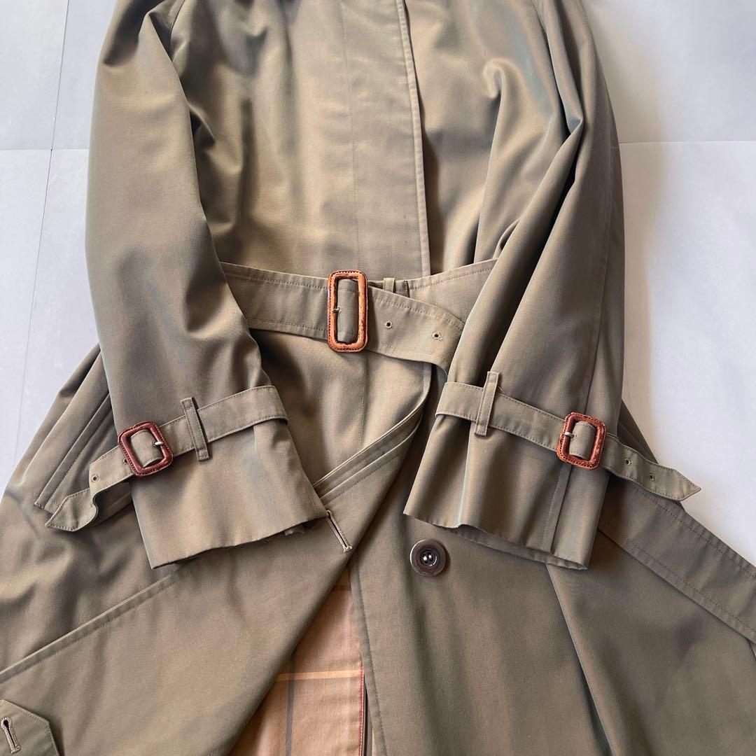 バーバリー トレンチコート 着丈110cm ロング丈 玉虫カラー ヴィンテージ
