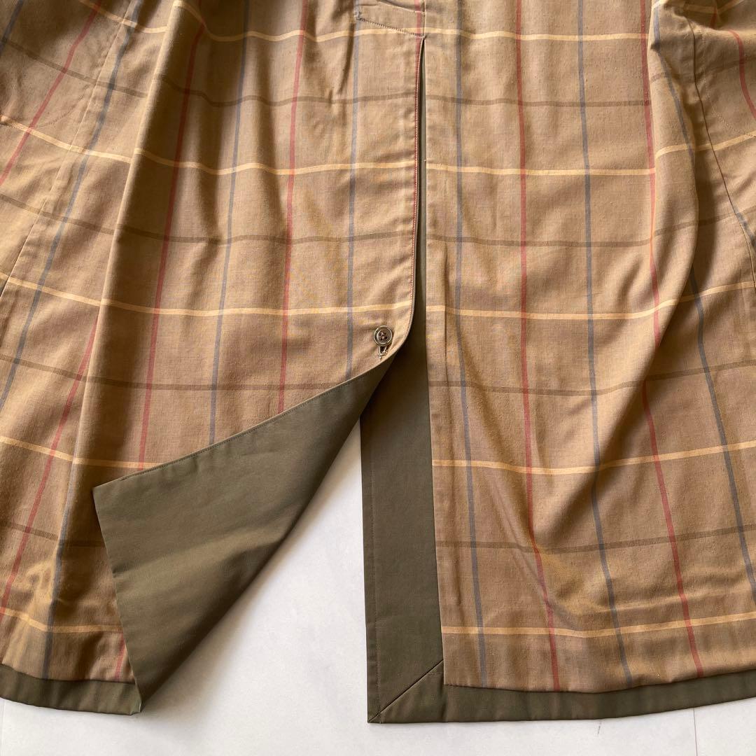 バーバリー トレンチコート 着丈110cm ロング丈 玉虫カラー ヴィンテージ