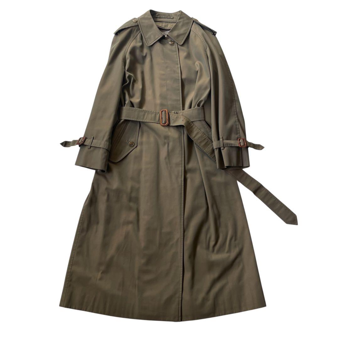 バーバリー トレンチコート 着丈110cm ロング丈 玉虫カラー ヴィンテージ