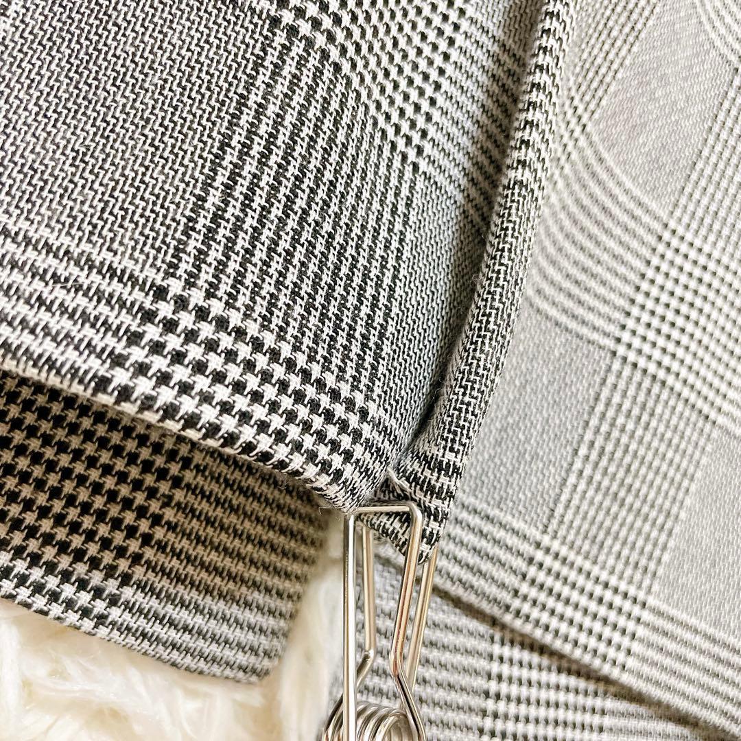 美品✨グレースクラス グレンチェックショートコート MANTECO社　完売品