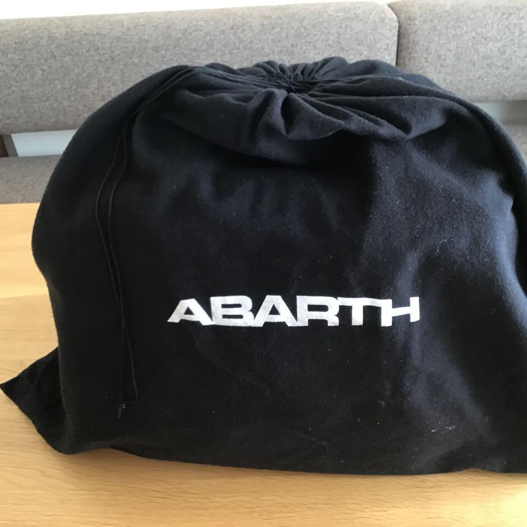 ABARTH 黒レザー ボストンバッグ