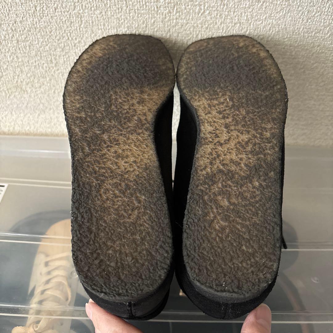 クラークス ワラビー UK8 ブラック　美品