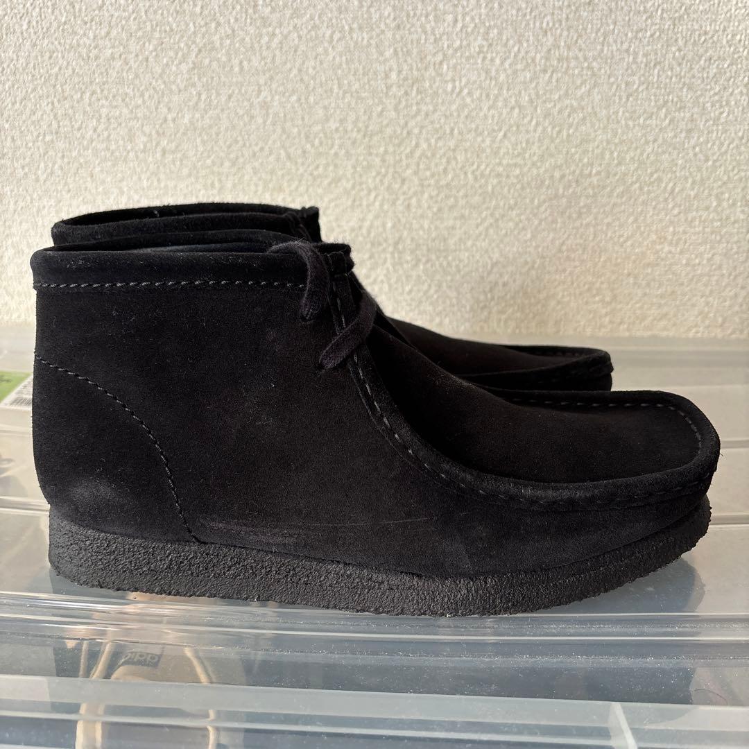 クラークス ワラビー UK8 ブラック　美品