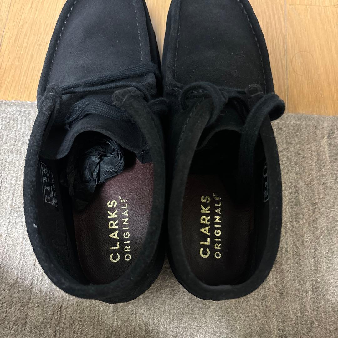 クラークス ワラビー UK8 ブラック　美品