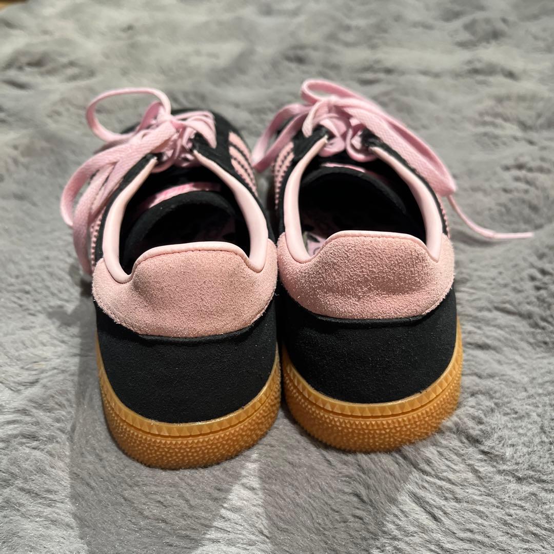 adidas スペツァイル　ブラック/ピンク スニーカー　23.5㎝