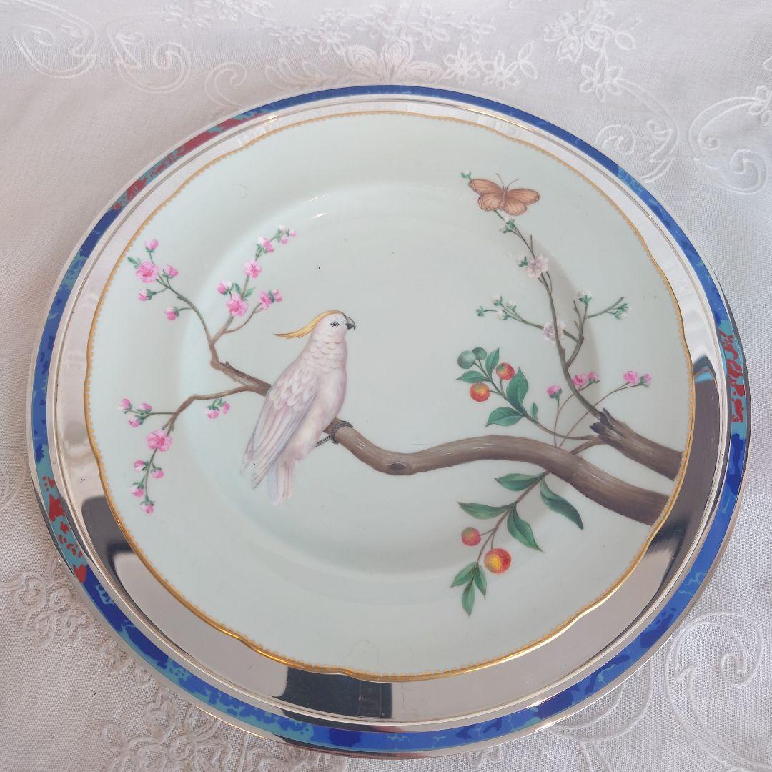 クリストフル　タリスマン　七宝　チャージャープレート　プレイスプレート　トレイ