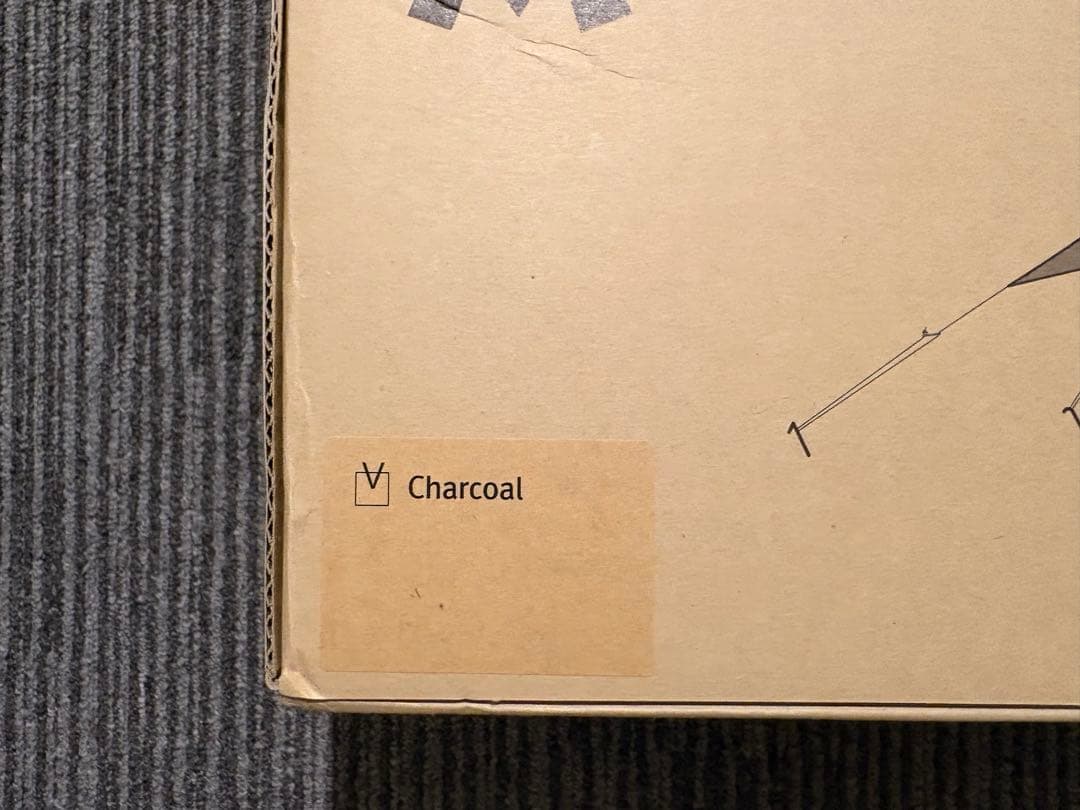 マックワンヘキサタープLサイズ　チャコールグレー