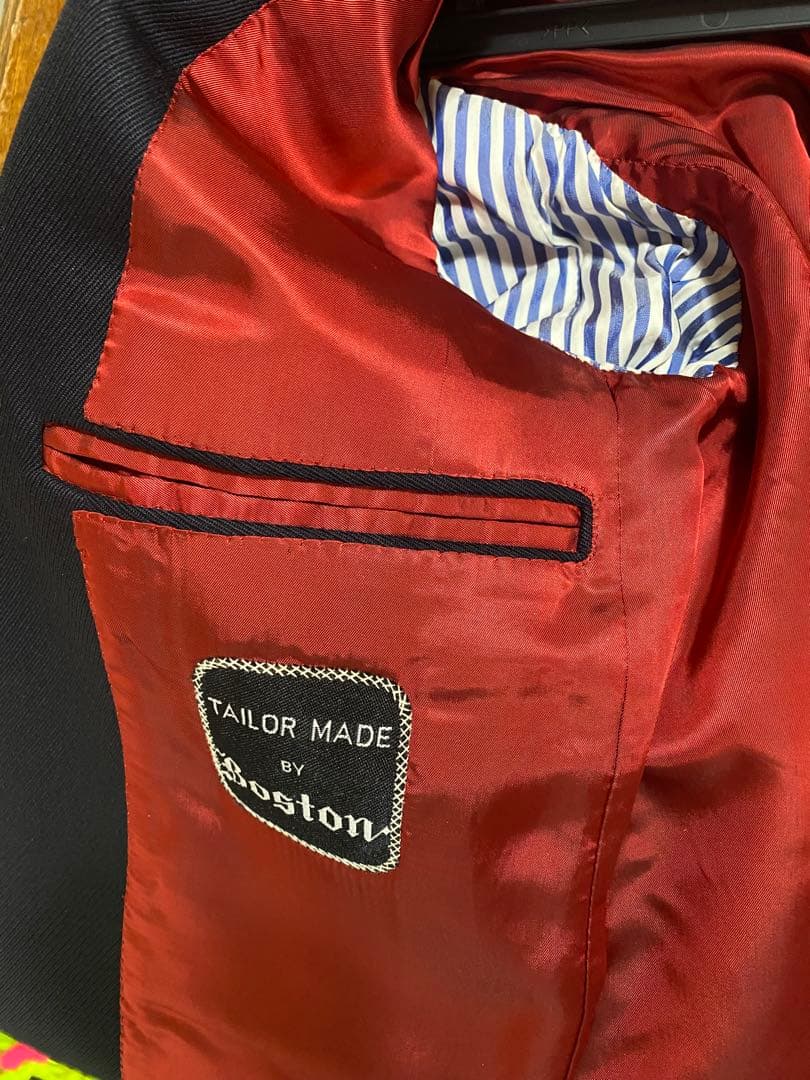 チ*ー様 ボストンテーラー　フルオーダー　紺ブレ　X L アイビー