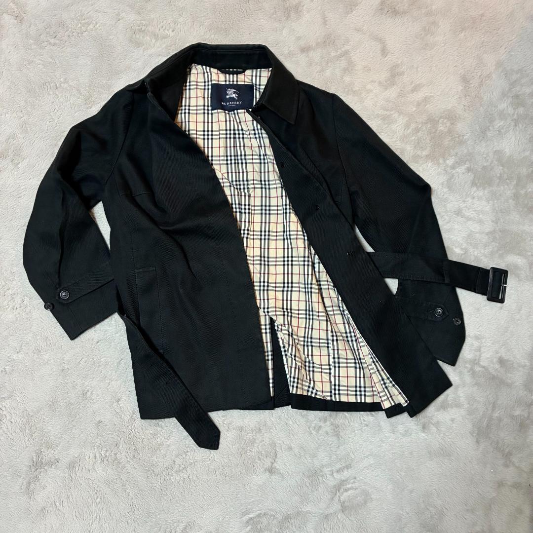 BURBERRY LONDON ベルト付チェスターコート ノバチェック