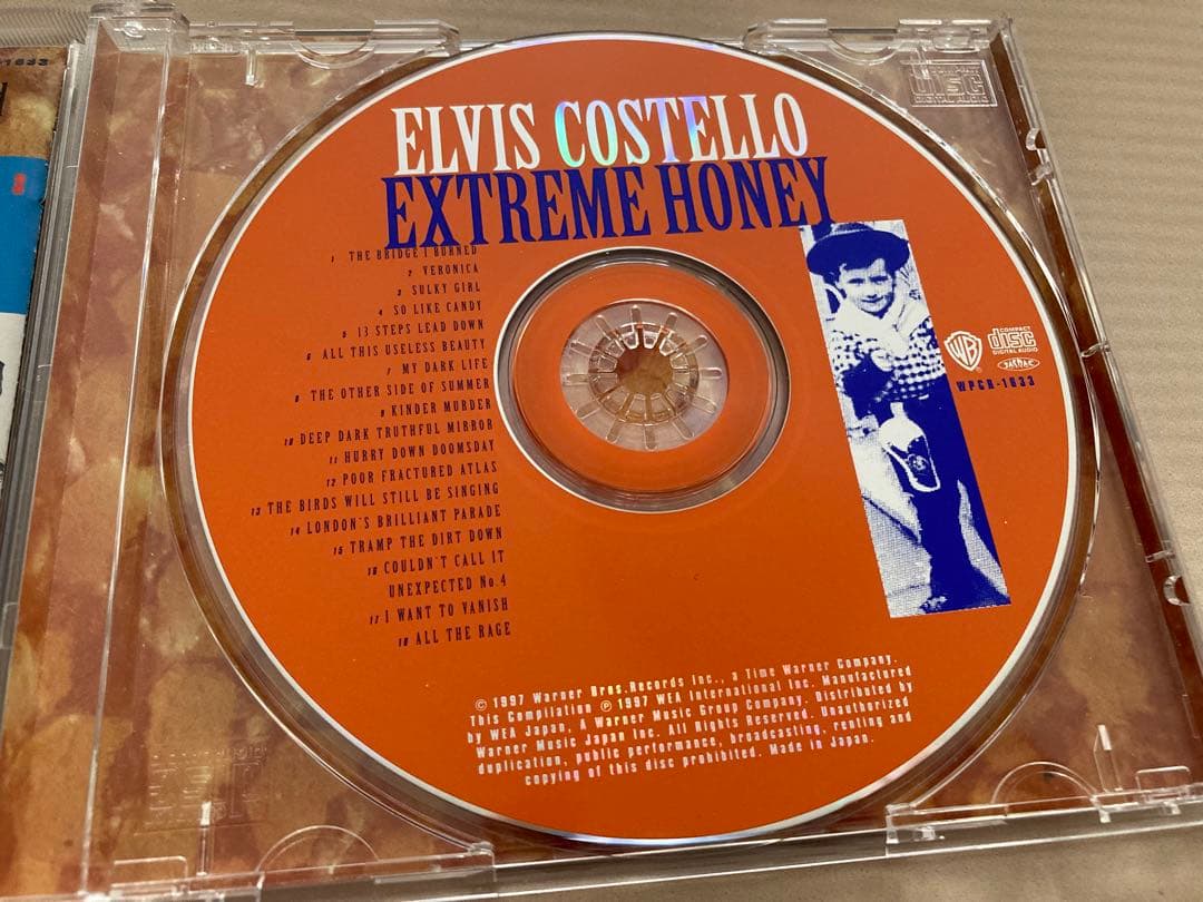 レア　エルヴィスコステロ 直筆　サイン　CD elvis costello