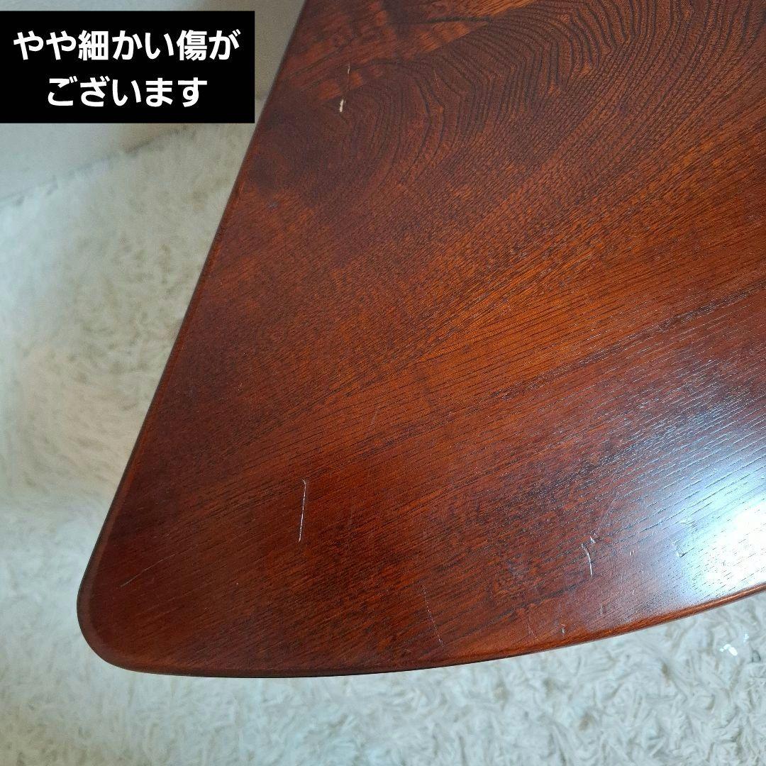 【希少】カリモク家具 テレビ台 三角コーナー 昭和 レトロ キャスター付き